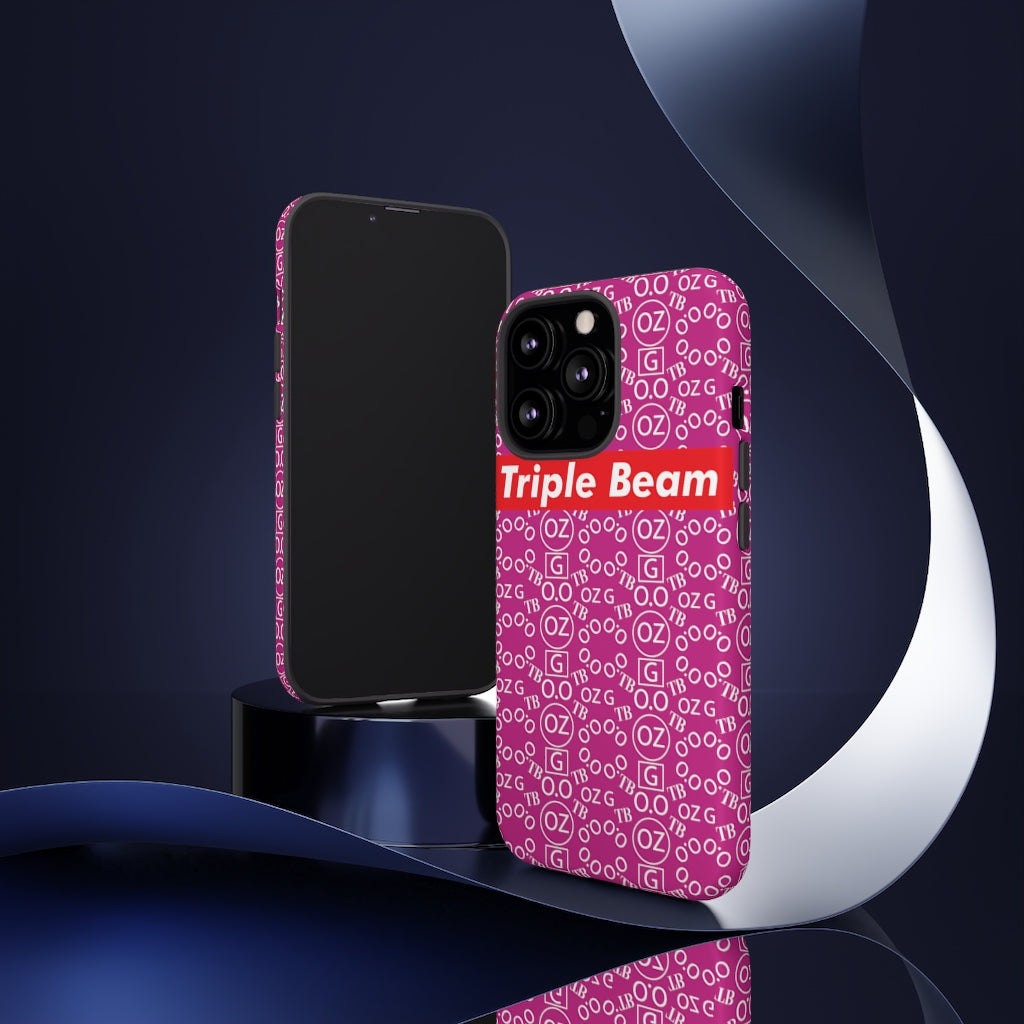 Pink Triple Beam Tough Cases