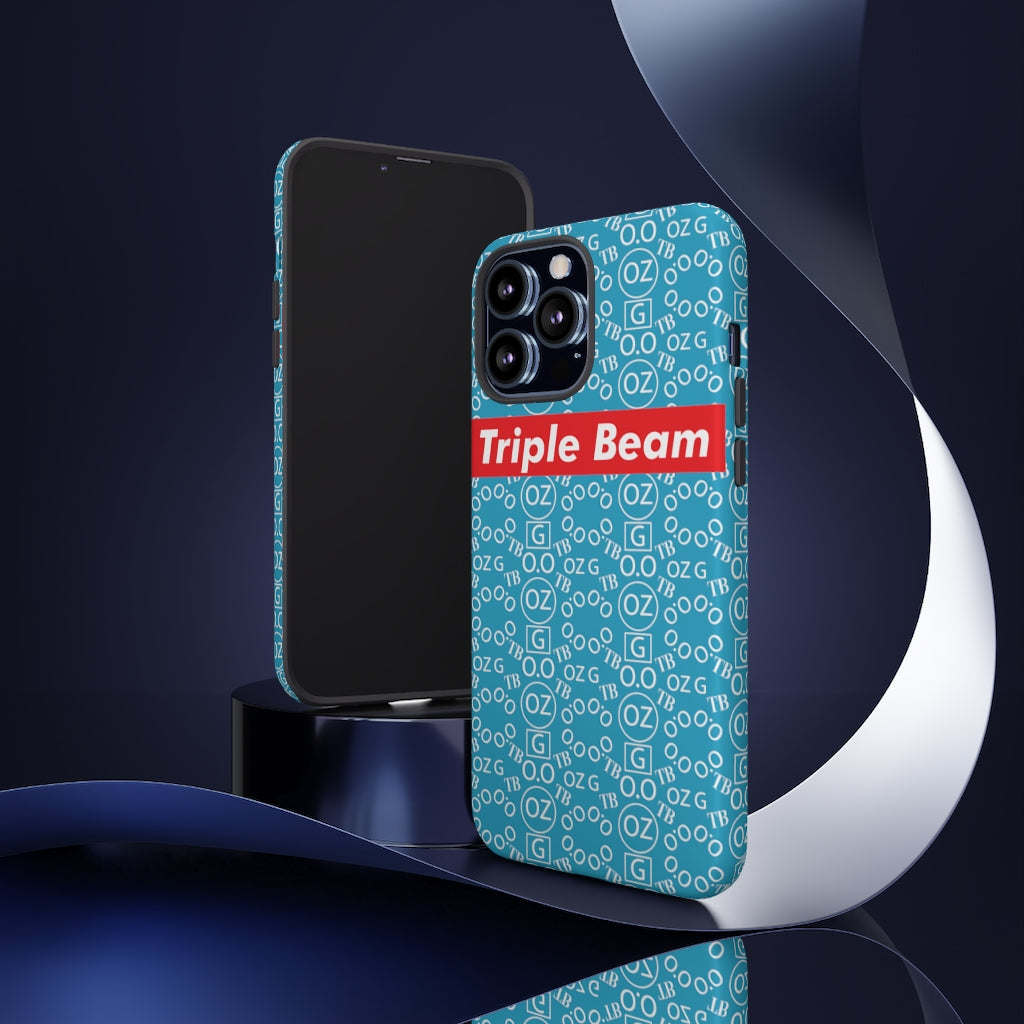 Turquoise Triple Beam Tough Cases