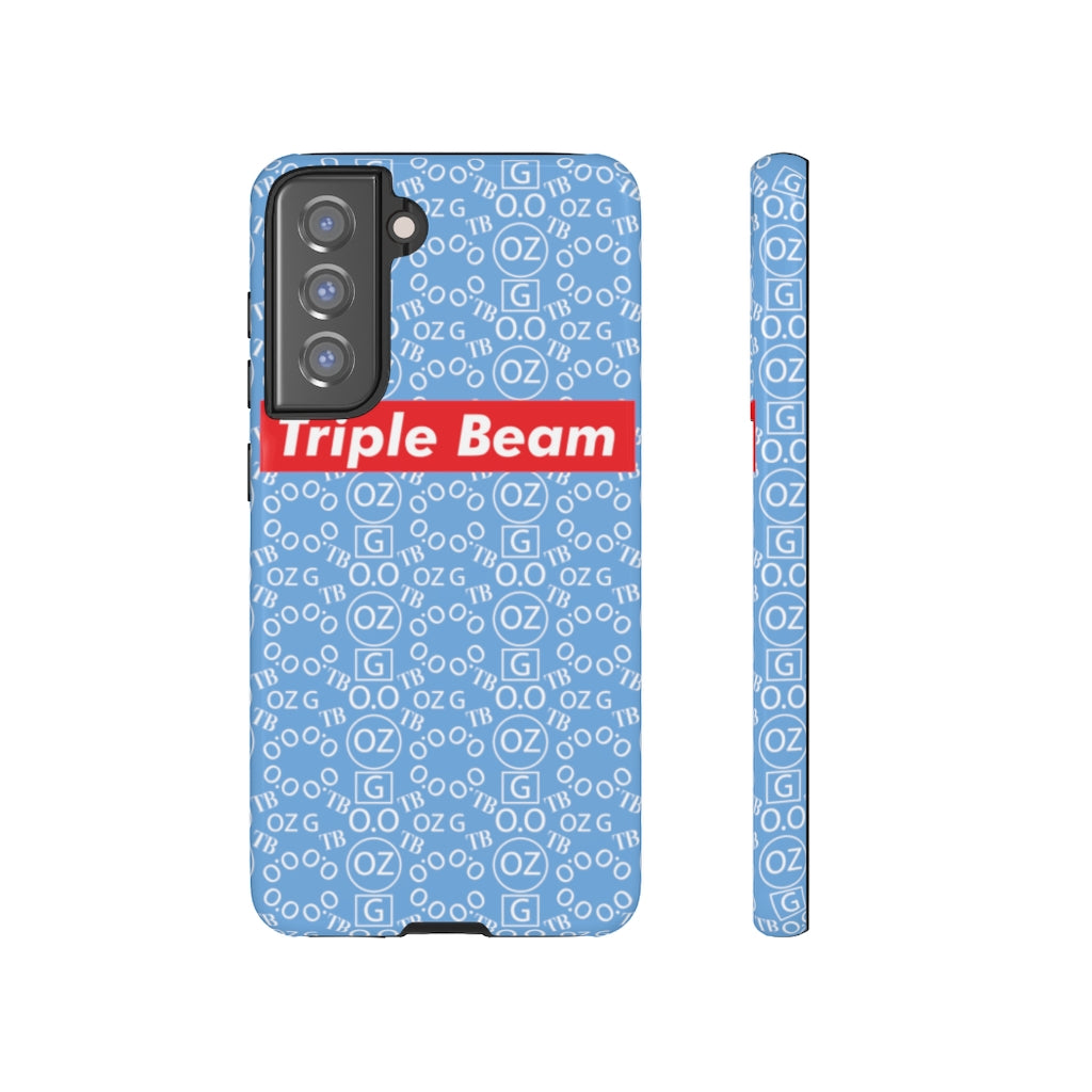 Light Blue Triple Beam Tough Cases