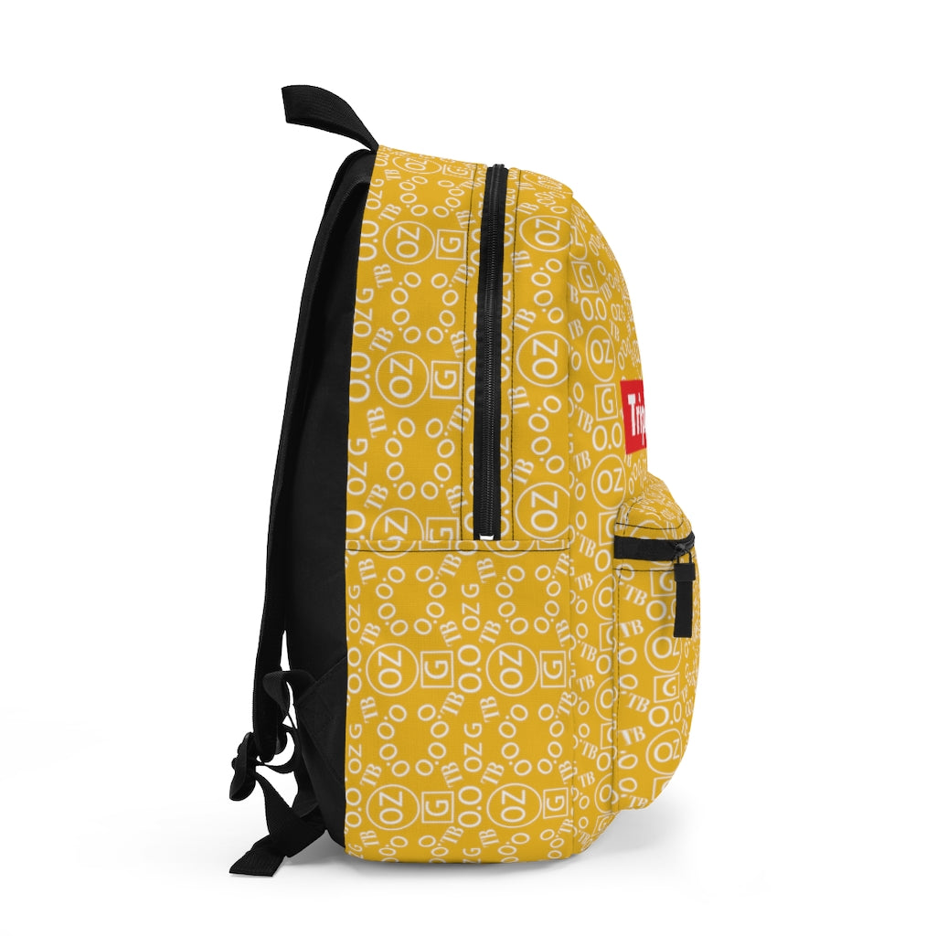 Yellow Triple Beam Backpack