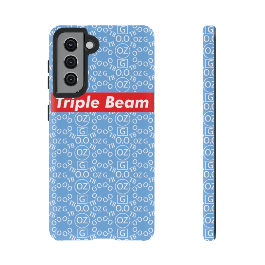 Light Blue Triple Beam Tough Cases