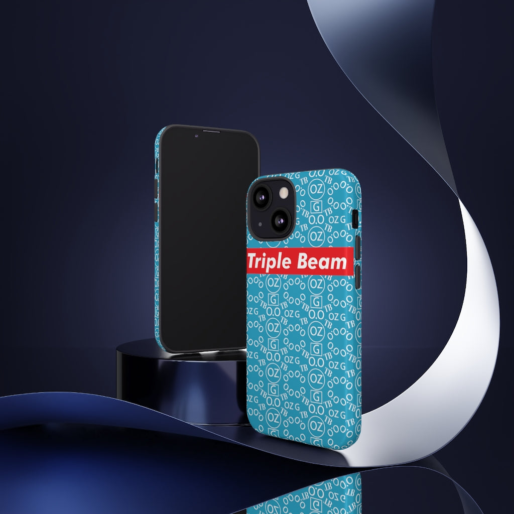 Turquoise Triple Beam Tough Cases