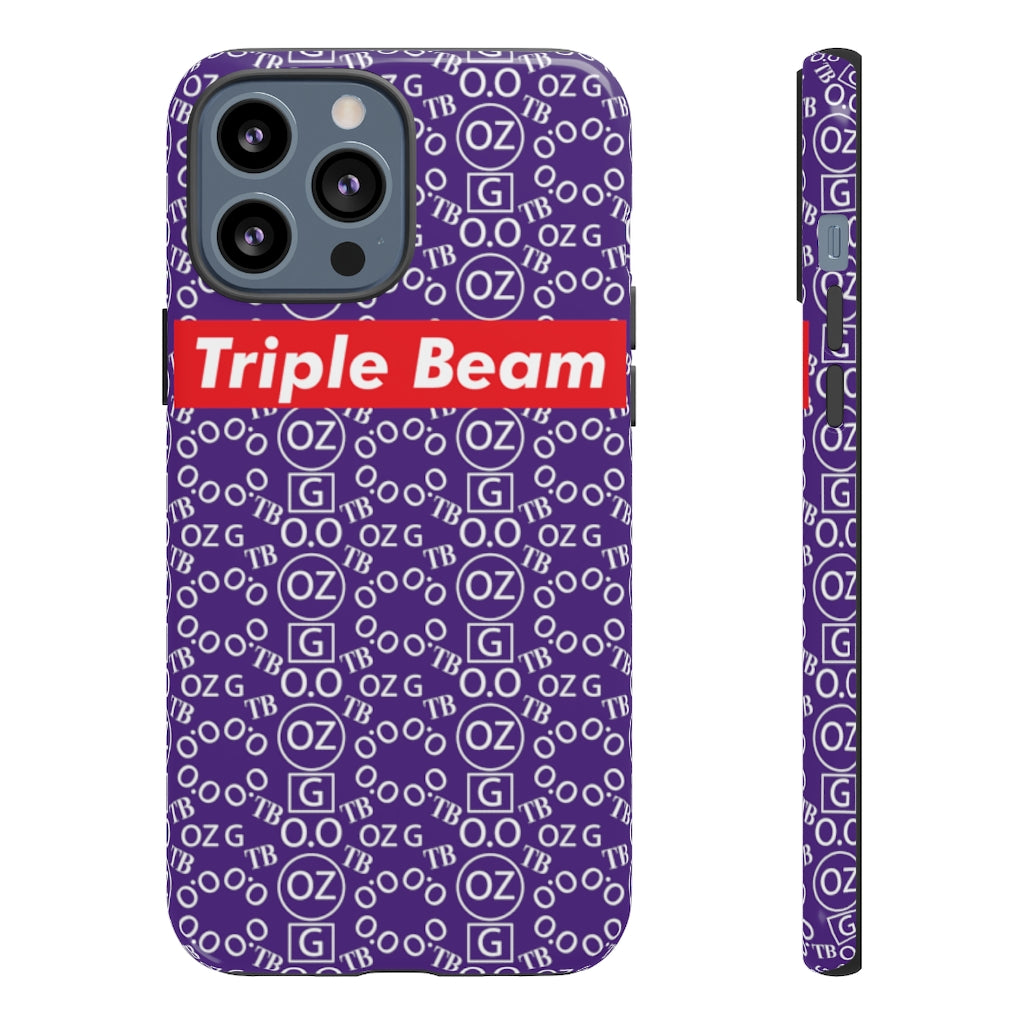 Purple Triple Beam Tough Cases