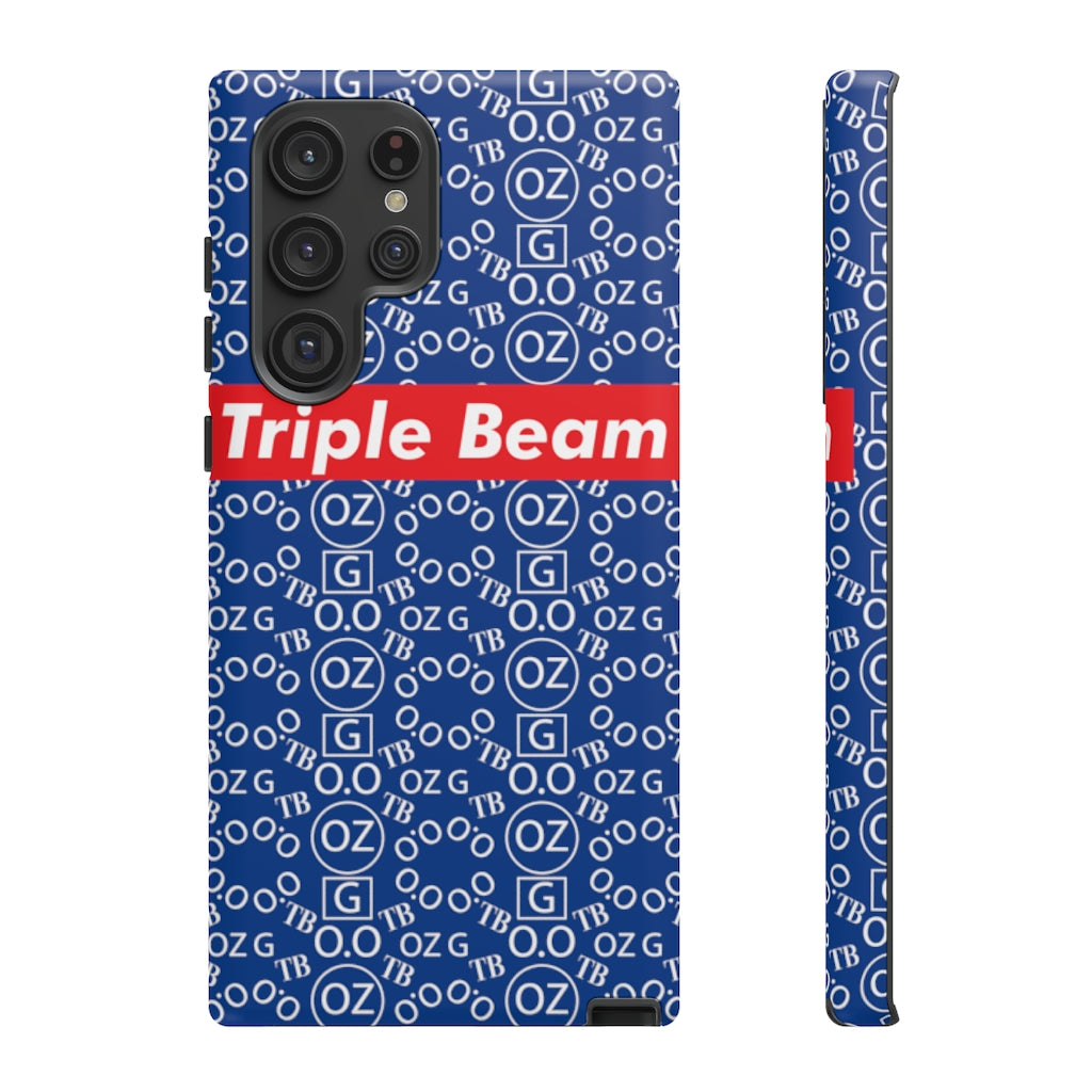 Dark Blue Triple Beam Tough Cases