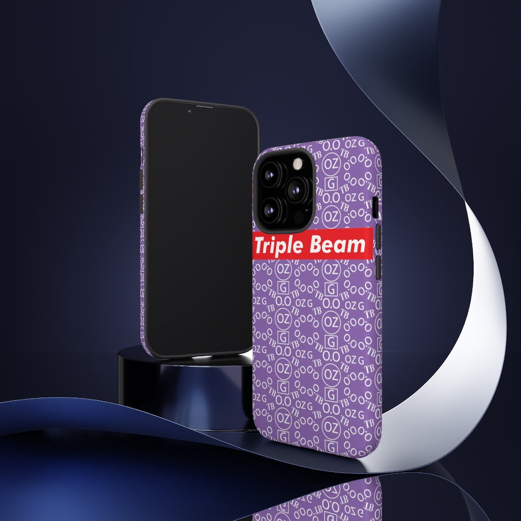 Light Purple Triple Beam Tough Cases