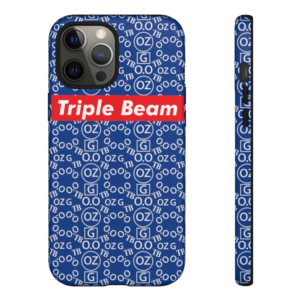 Dark Blue Triple Beam Tough Cases