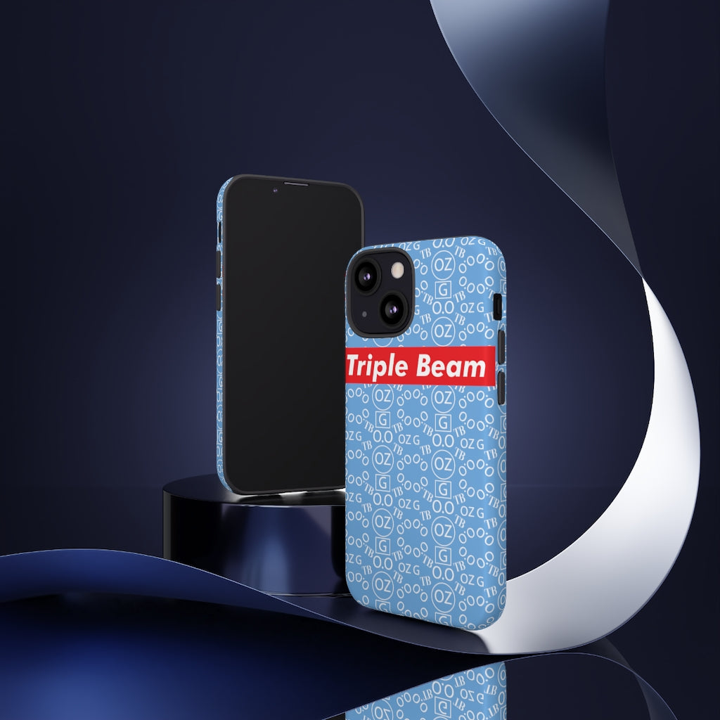 Light Blue Triple Beam Tough Cases