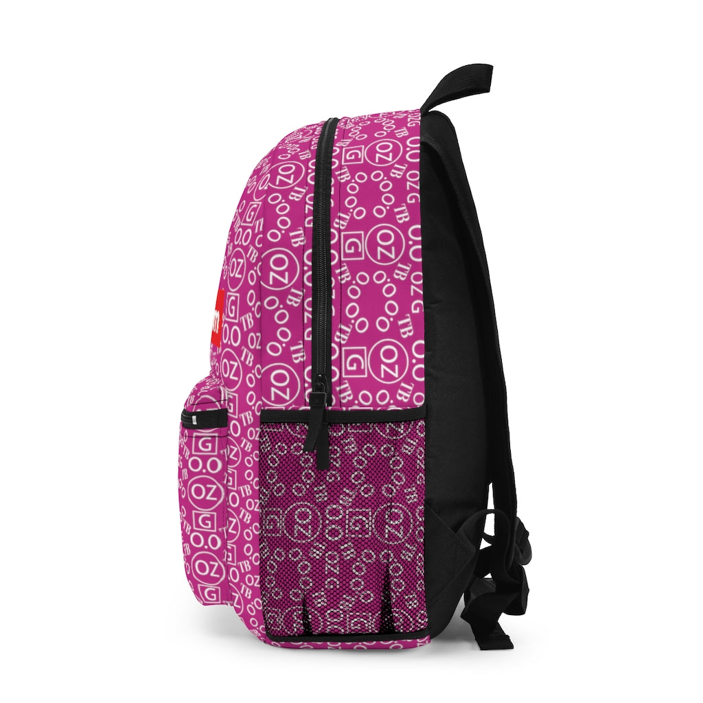 Pink Triple Beam Backpack