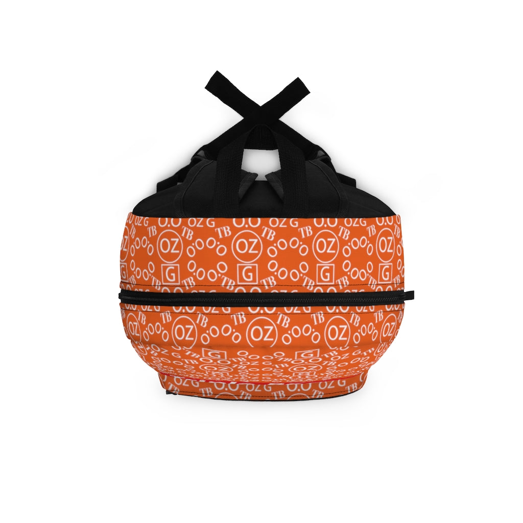 Orange Triple Beam Backpack