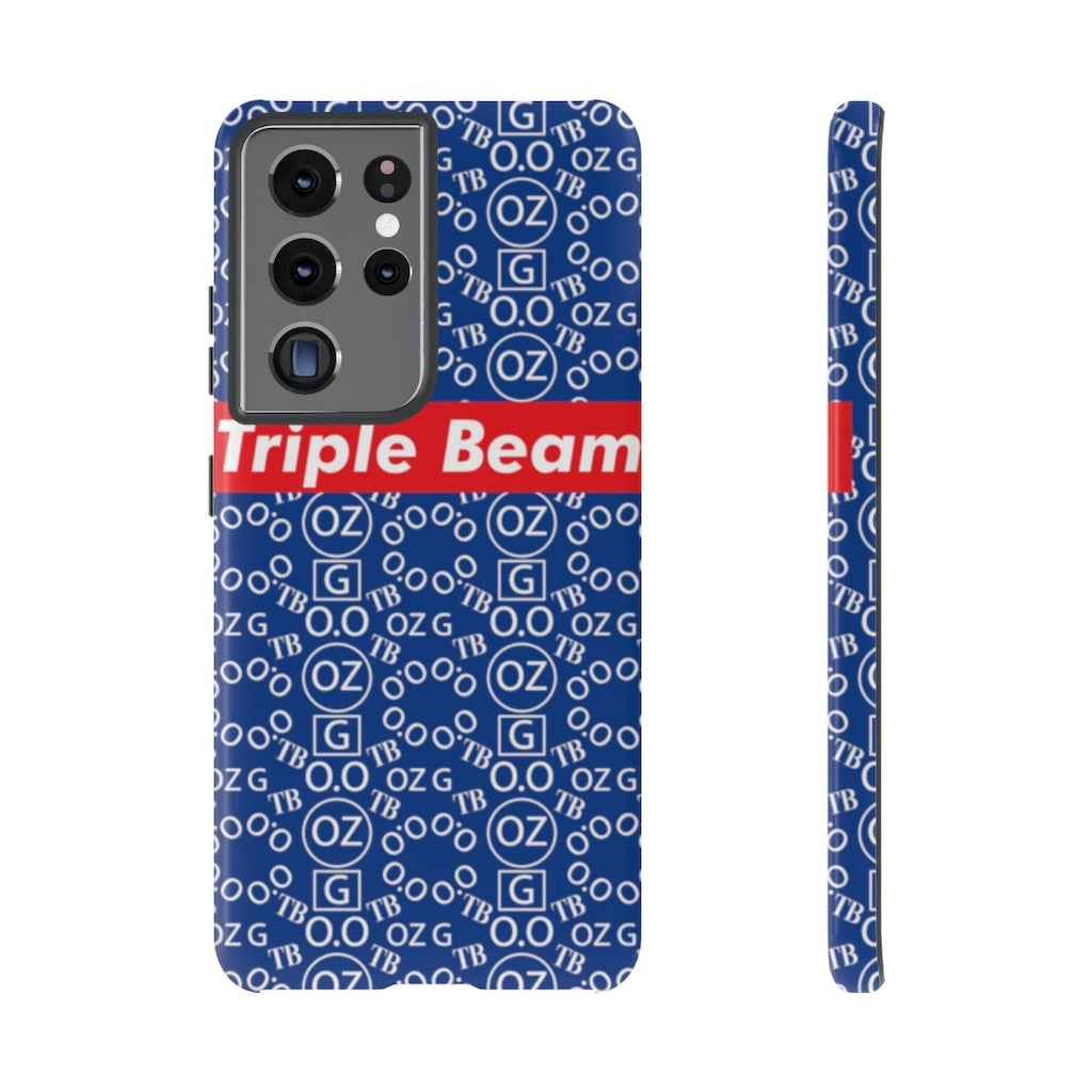 Dark Blue Triple Beam Tough Cases