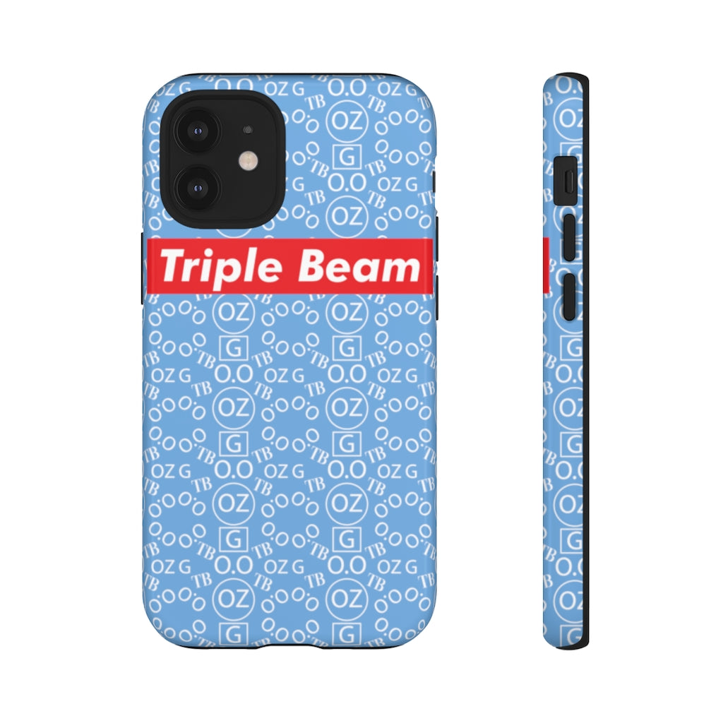 Light Blue Triple Beam Tough Cases