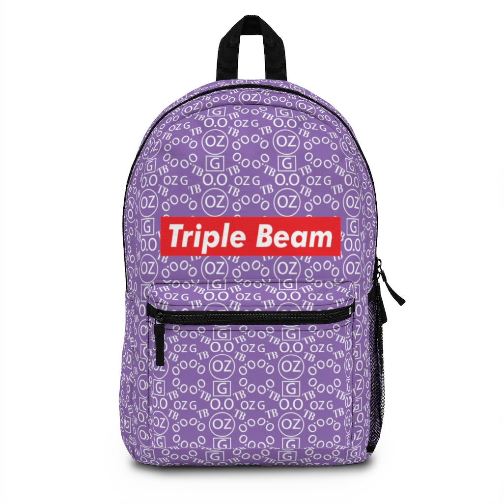 Light Purple Triple Beam Backpack