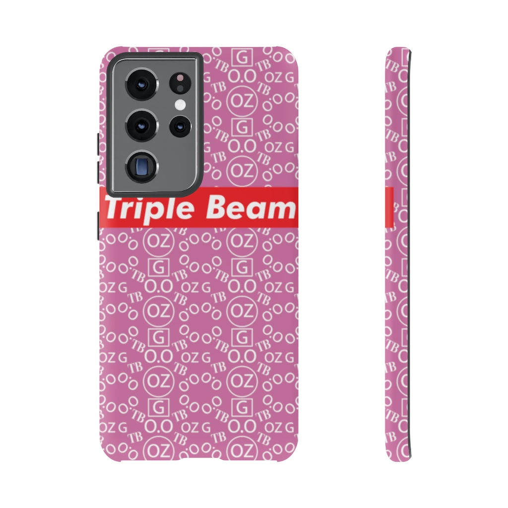 Light Pink Triple Beam Tough Cases