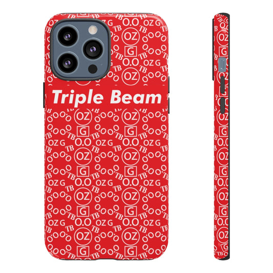 Red Triple Beam Tough Cases