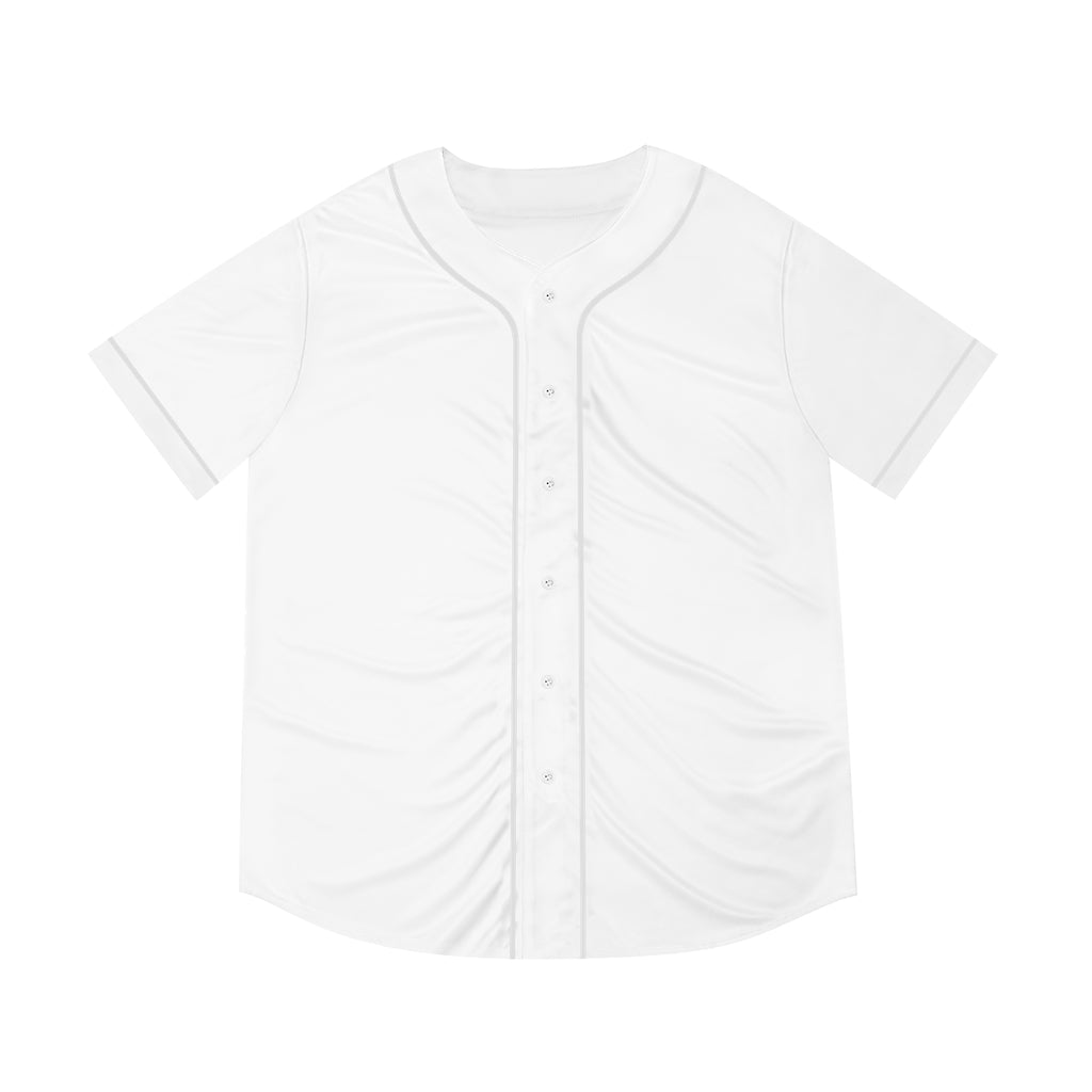 White Triple Beam Men's Baseball Jersey