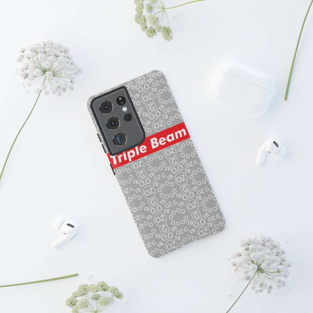 Light Grey Triple Beam Tough Cases