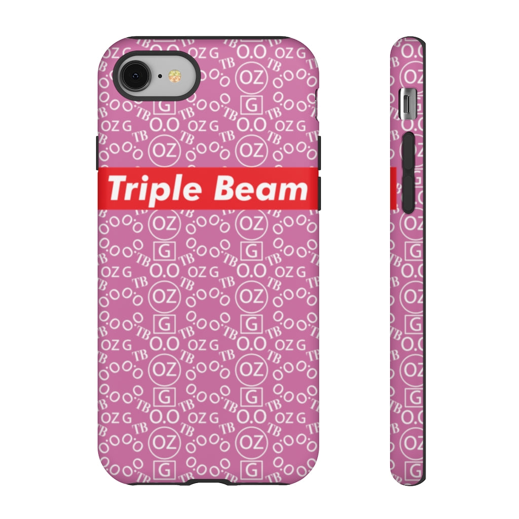 Light Pink Triple Beam Tough Cases