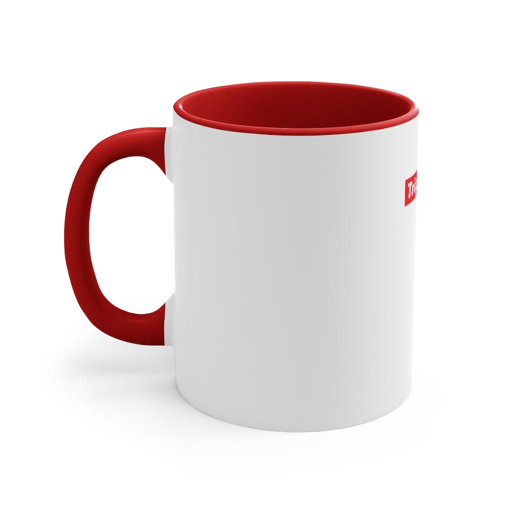 White Triple Beam Accent Mug