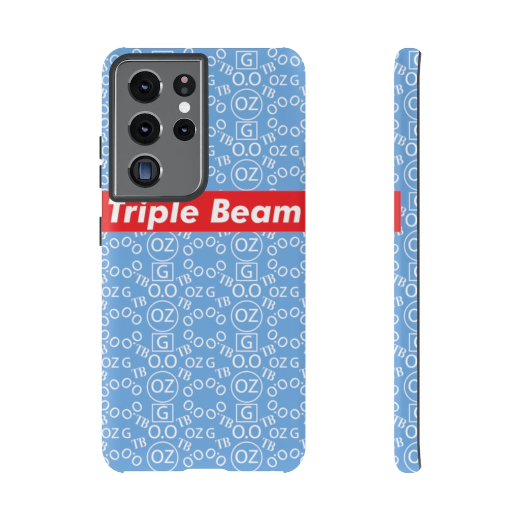 Light Blue Triple Beam Tough Cases