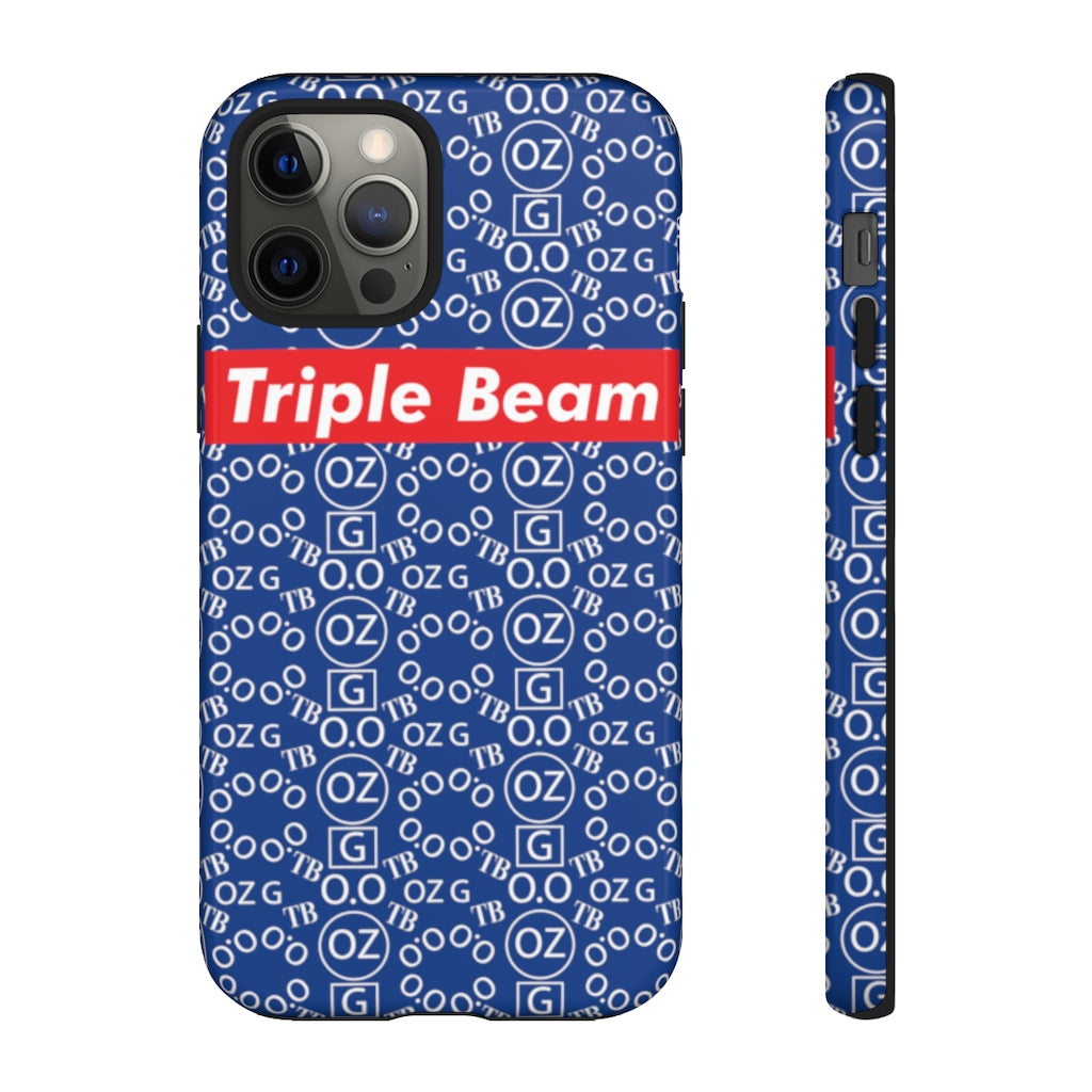 Dark Blue Triple Beam Tough Cases